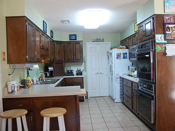 Kitchen off of dining room