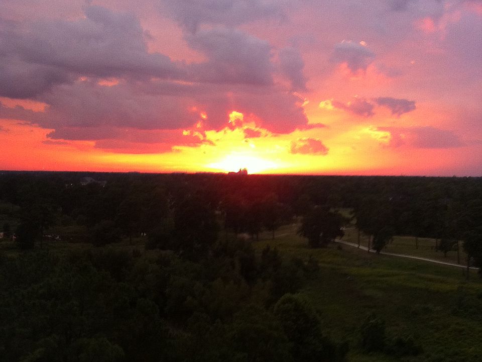 Beautiful sunset view