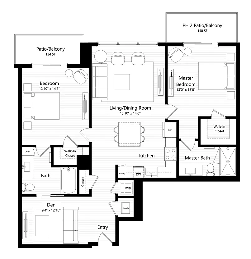 Floor plan B6
