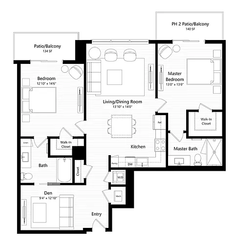 Floor plan B6