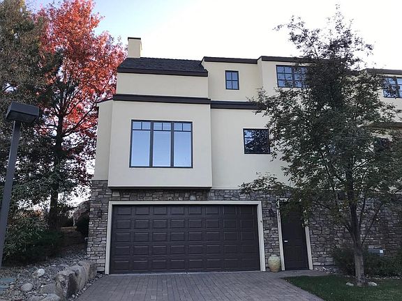 2 car finished garage with private access off of street.