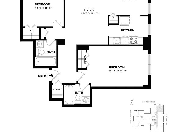2nd image of 155 E 31st St #E21b