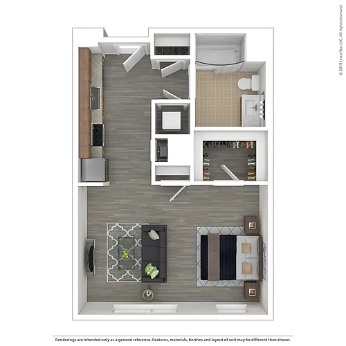 Floor plan S01.1 - Studio