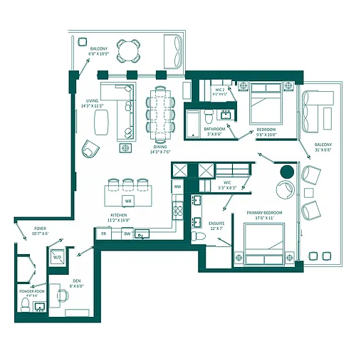 Floor plan Four