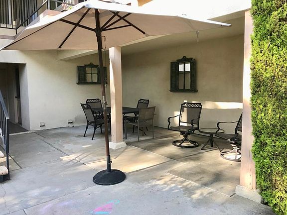 Outdoor seating area for relaxing.