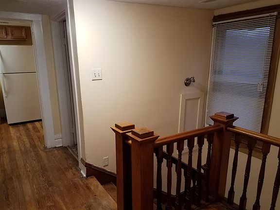 View of Upper Stairway & Refrig