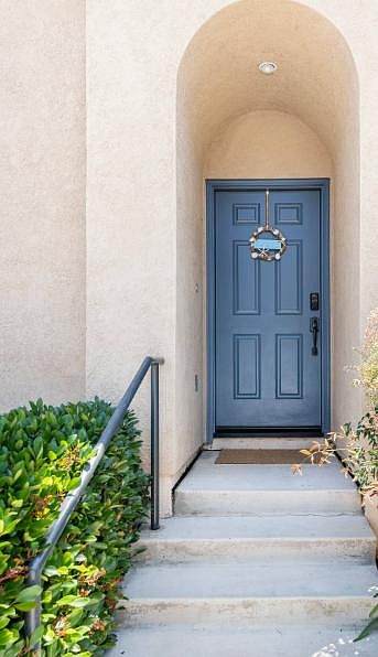 Front door.