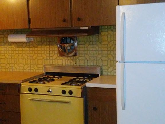 Gas stove & new refrigerator