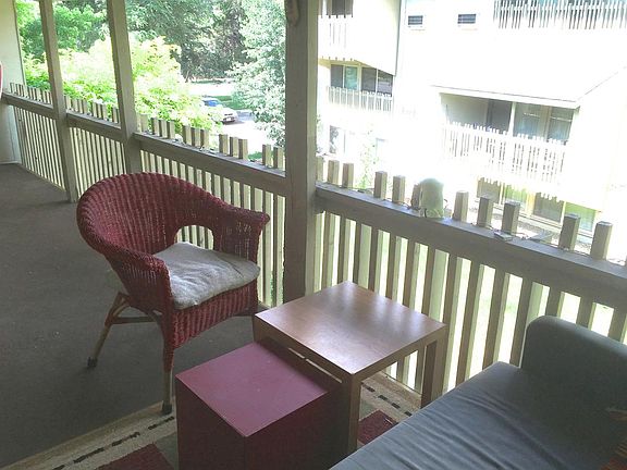 West-facing deck overlooking Community open space area