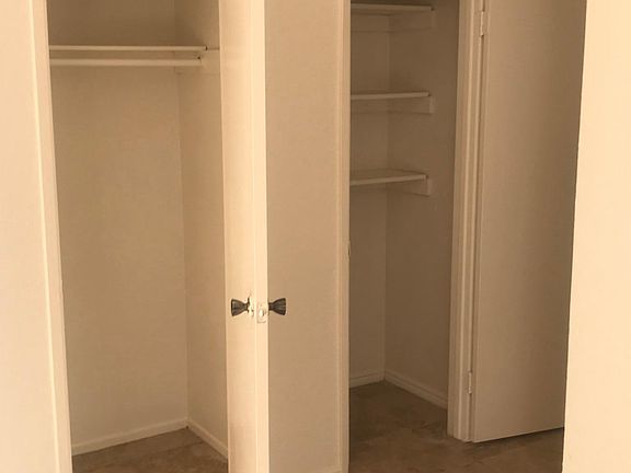 Closet and storage area 
