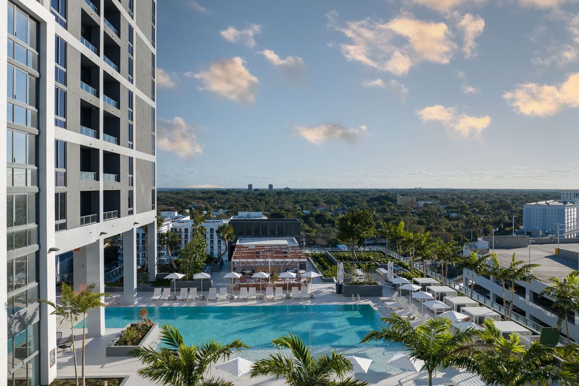 Unobstructed views of the Bay, Downtown, and Brickell