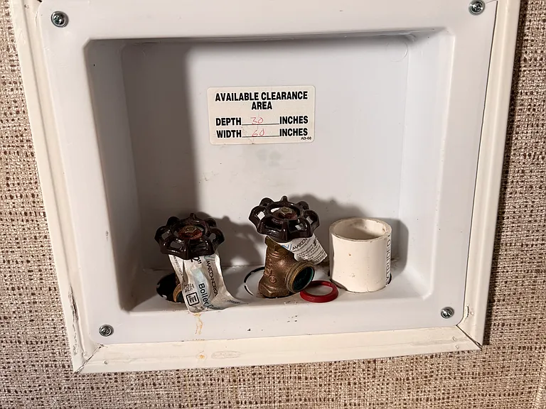 Waher/Dryer Connections