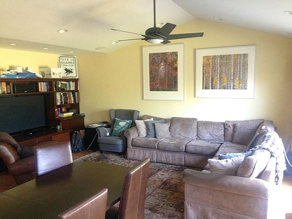 Large great room opens to kitchen