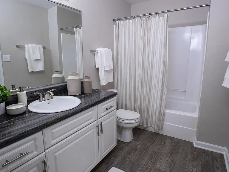 Get ready in style in our upgraded bathrooms!