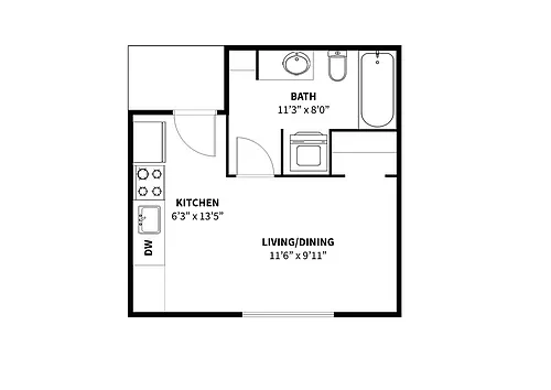 Floor plan Notched