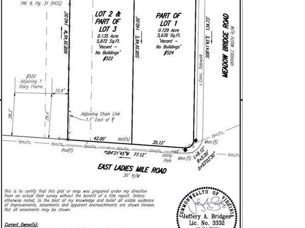 522 & 524 E Ladies Mile Rd Lot 2, Richmond, VA 23222