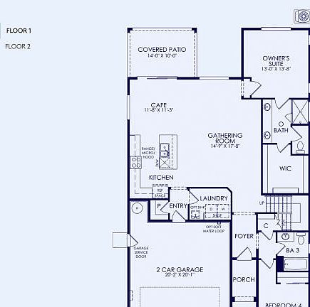Plan 1 Floor Plan, Quick Move-In Home, Floor 1