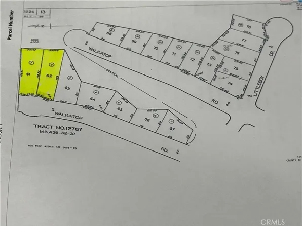 0 Vac Walkatop Road Vic Littleboy Dr #61, Lake Hughes, CA 93532