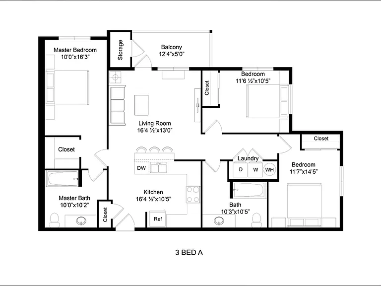 3-Bed-A 3-Bed-A