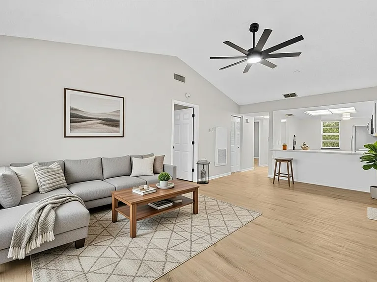 Living room virtual staging
