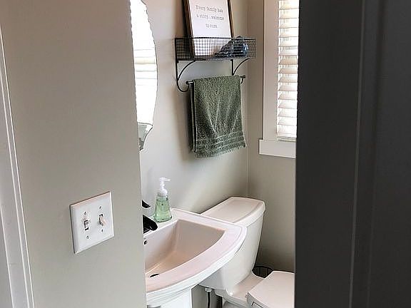 Half bath, main level