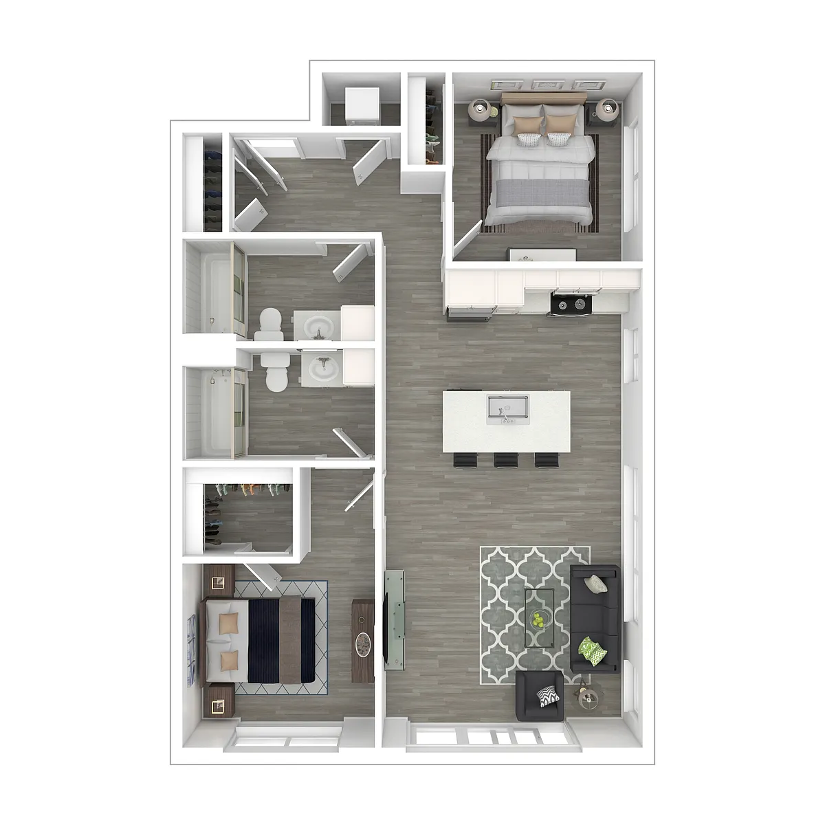Floor plan D2B