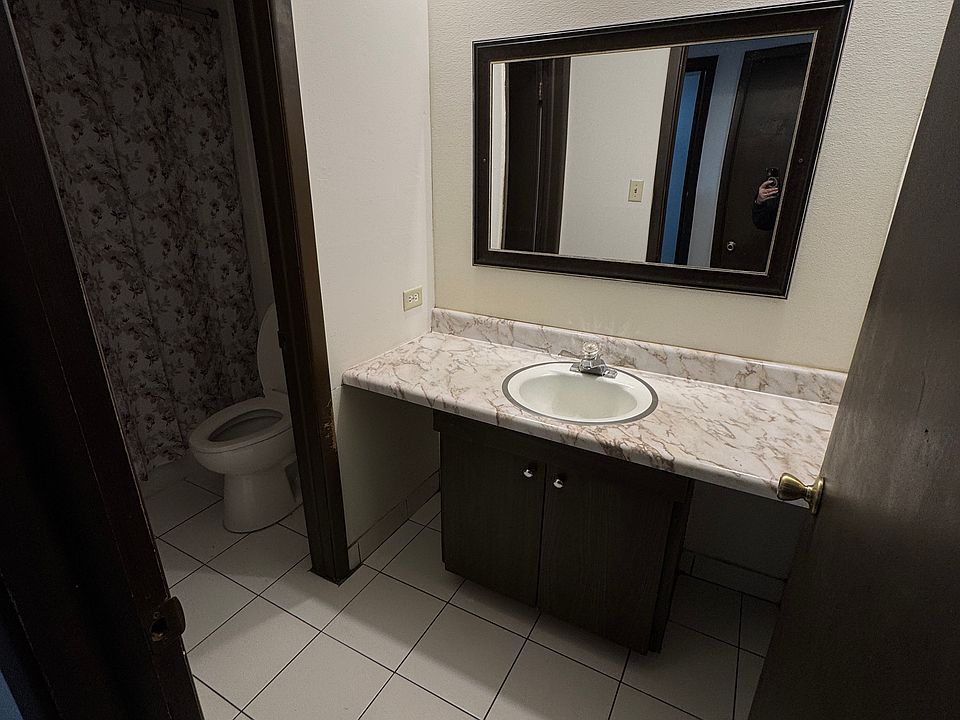 Sink separate from shower and toilet