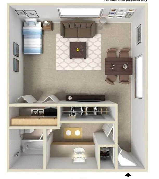 Floor plan Studio