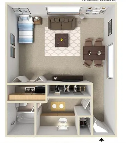Floor plan Studio