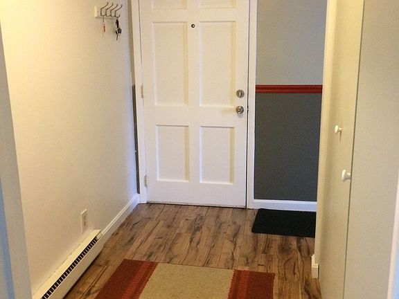 view from entry way to front door