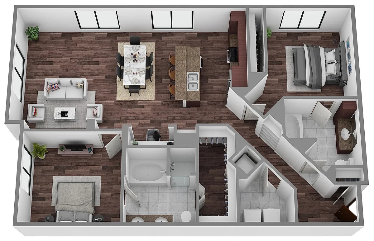 Floor plan Q