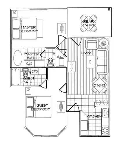 Floor plan Lodge G