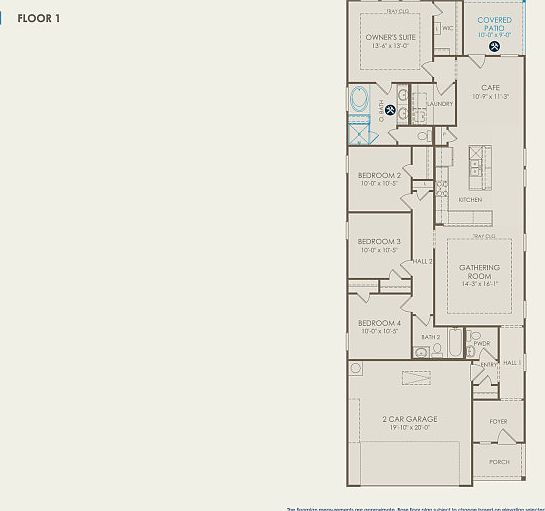 Lufkin Floor Plan, Quick Move-In Home, Floor 1