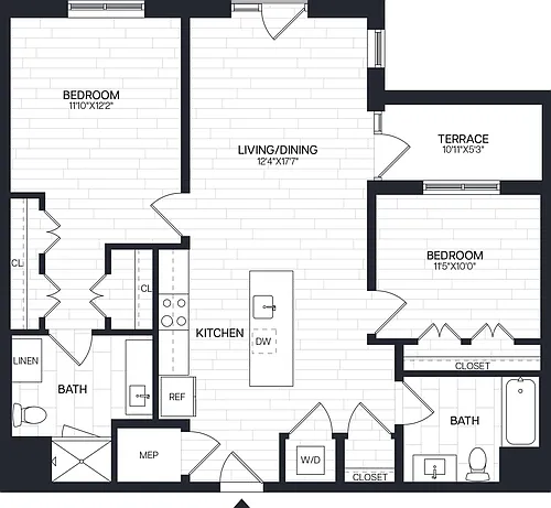Floor plan B13-15PH