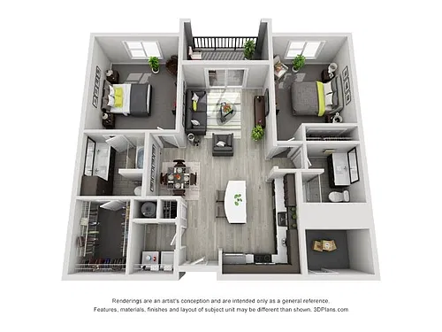 Floor plan D1a