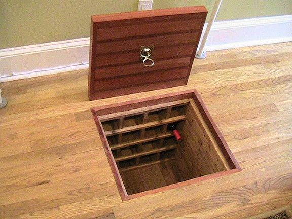 Secret wine cellar