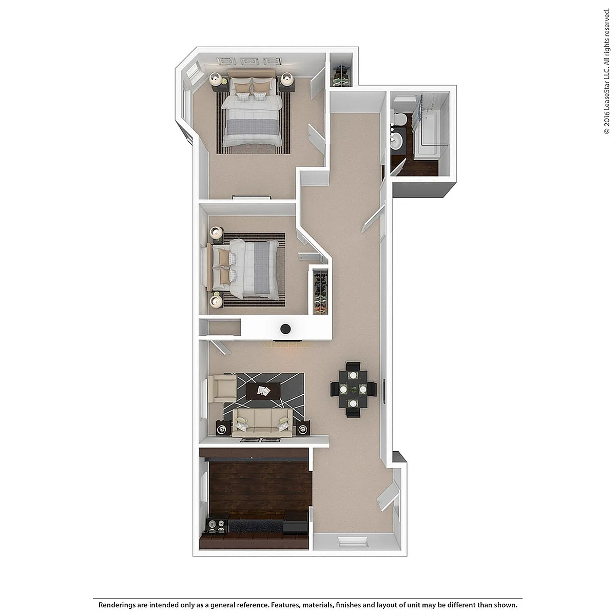 Floor plan B2 Richelieu