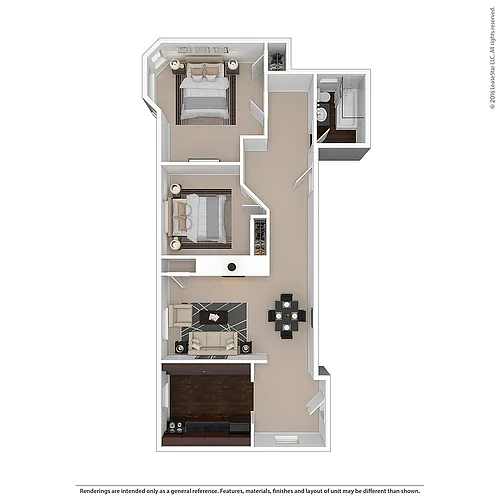 Floor plan B2 Richelieu