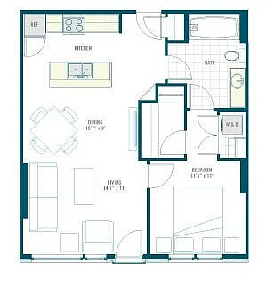 Floor plan Gillespie