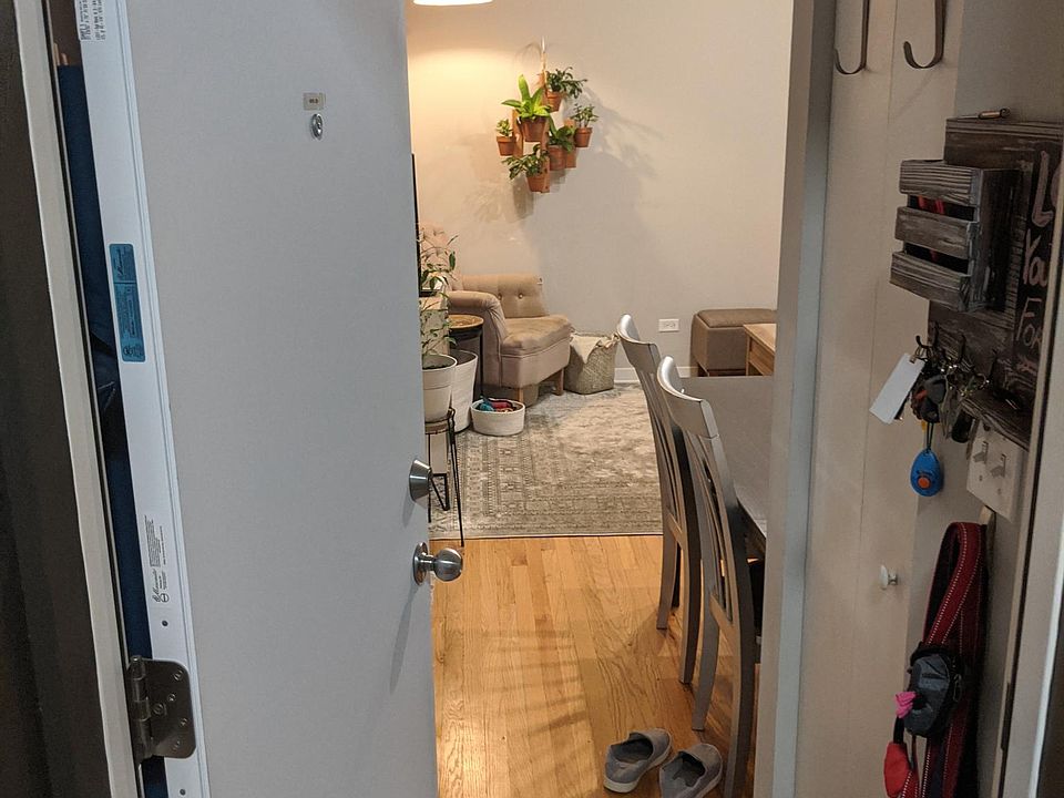 Entryway, front closet on left
