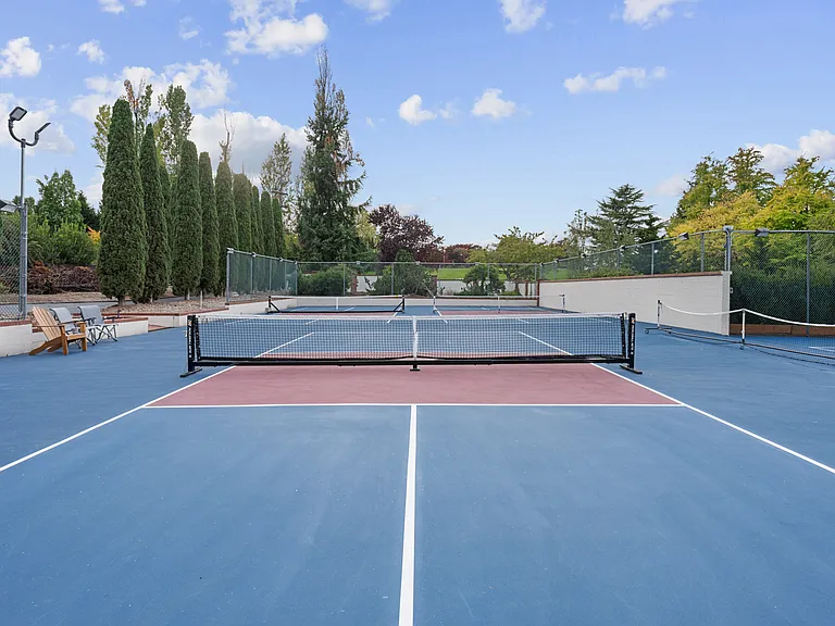Private pickleball court