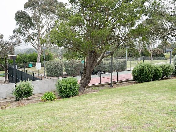 Park behind complex