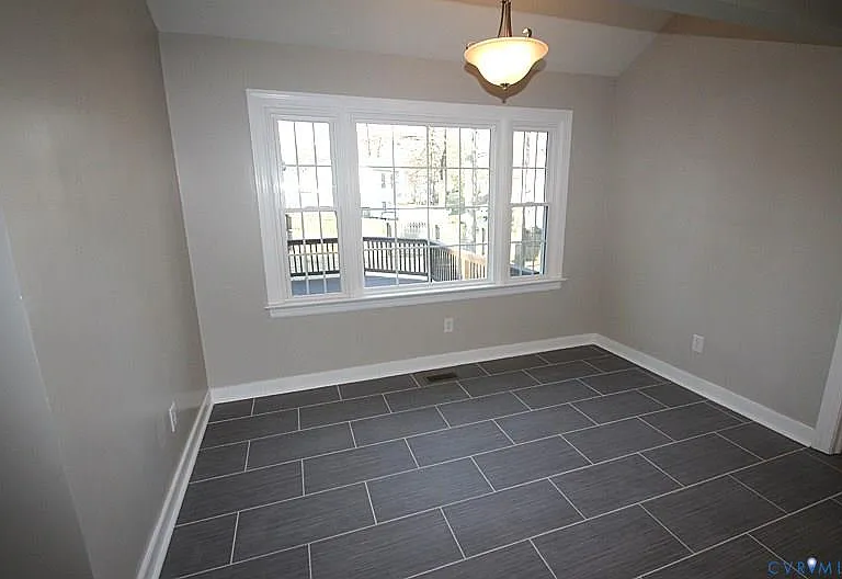 Empty breakfast nook