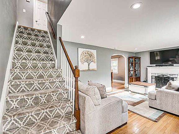 Stairs to second level