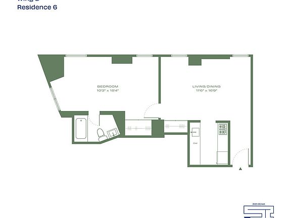 2nd image of 50 W 34th St APT 3B6