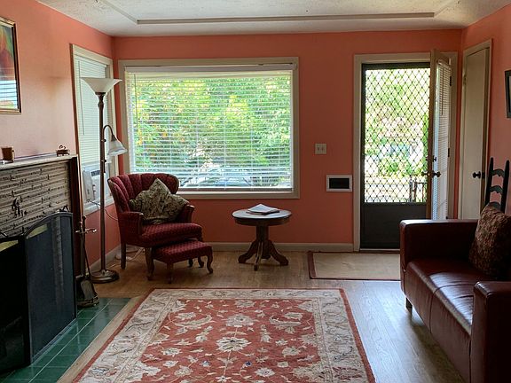 Living room as seen from the kitchen.