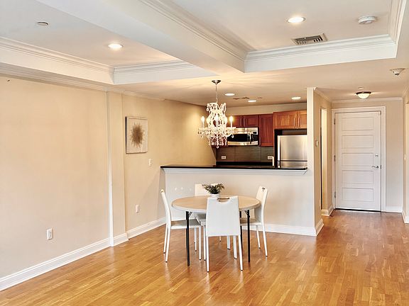 Kitchen open to Living room/ dining area.