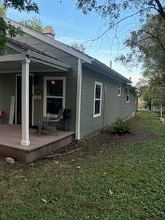 south side of the house