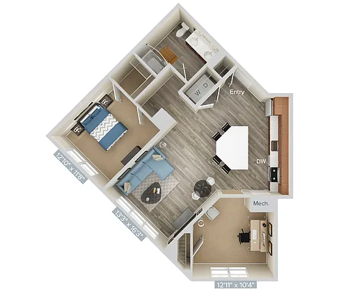 Floor plan AS19D-1019