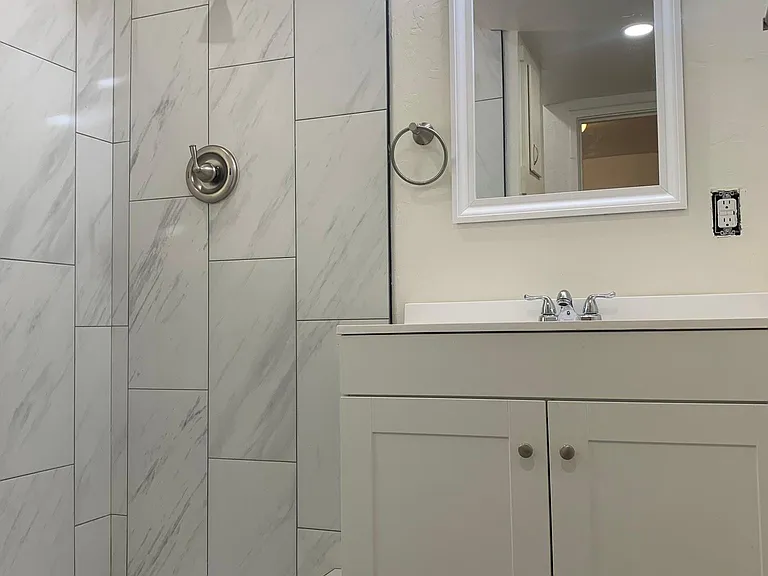 Updated master bathroom